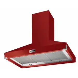Comparateur de prix : Hotte Super Aspirante FALCON 1000 ROUGE CERISE/NICKEL BROSSE - FHDSE1000RD/N