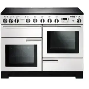 Piano de cuisson induction FALCON PRODELUX110 INDUC BLANC CHROME pas cher
