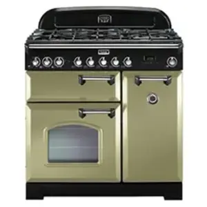 Cuisinière FALCON Classic Deluxe 90 Mixte vert/chrome - CDL90DFOG/C-EU pas cher