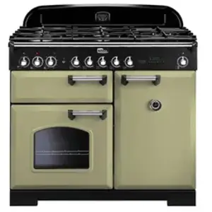 Piano de cuisson gaz FALCON CLASSIC DELUXE 100 VERT OLIVE CHROMEVendu pardarty