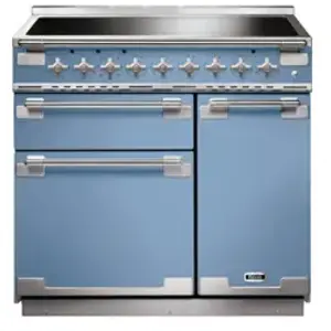 Piano de cuisson induction FALCON ELISE 90 INDUCTION Bleu de chine pas cher