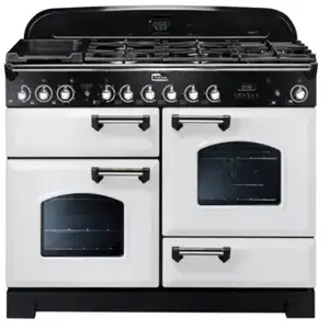 Piano de cuisson mixte FALCON CLASSIC DELUXE 110 BLANC CHROME pas cher