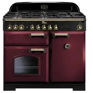 Piano de cuisson gaz FALCON CLASSIC DELUXE 100 ROUGE AIRELLE pas cher