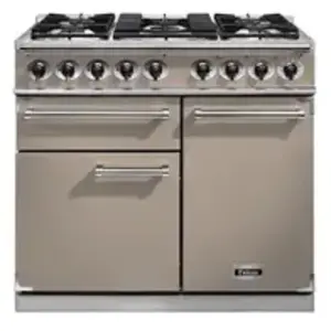 Comparateur de prix : Piano de cuisson gaz FALCON Semi Pro DELUXE 100 FAUVE NICKEL BROSSÉ