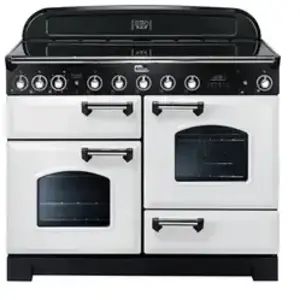 Piano de cuisson induction FALCON CLASSIC DELUXE 110 BLANC CHROME pas cher