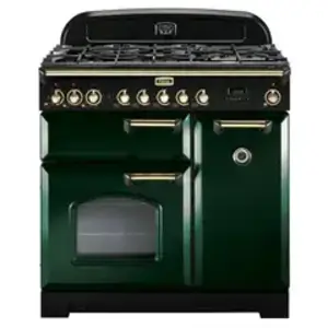 Piano de cuisson gaz FALCON CLASSIC DELUXE 90 VERT ANGLAIS LAITON pas cher