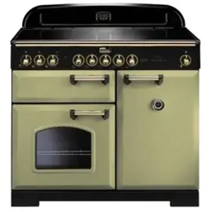 Piano de cuisson induction FALCON CLASSIC DELUXE 100 VERT OLIVE LAITON pas cher