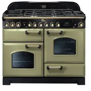 Piano de cuisson mixte FALCON CLASSIC DELUXE 110 VERT OLIVE LAITONVendu pardarty