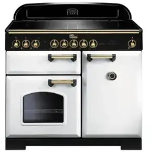 Piano de cuisson induction FALCON CLASSIC DELUXE 100 BLANC LAITON pas cher