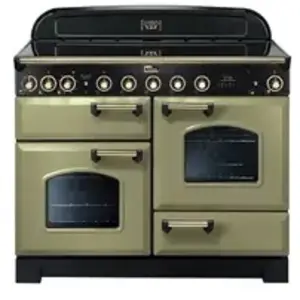 Piano de cuisson induction FALCON CLASSIC DELUXE 110 VERT OLIVE LAITON pas cher