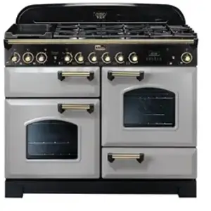 Piano de cuisson mixte FALCON CLASSIC DELUXE 110 GRIS PERLE LAITONVendu pardarty