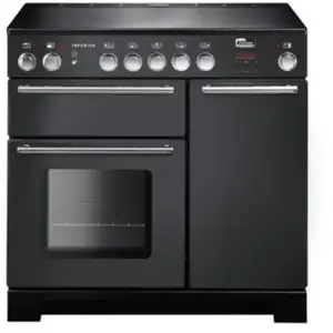 FALCON Piano de cuisson 90 cm induction infusion gris ardoise - INF90EISL/-EU pas cher