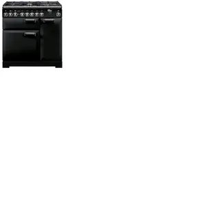 Piano de cuisson gaz FALCON LECKFORD DELUXE TAB GAZ 90 CM NOIR CHROM pas cher