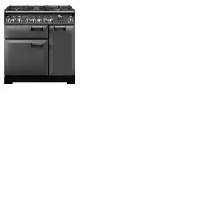 Piano de cuisson gaz FALCON DELUXE TAB GAZ 90 CM ARDOISE CHROME pas cher