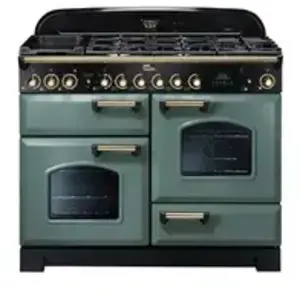 Piano de cuisson mixte FALCON CLASSIC DELUXE 110  VERT MINERAL MAT pas cher