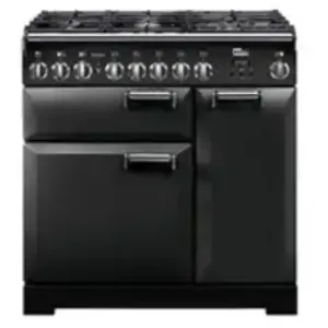 Piano de cuisson gaz FALCON leckford gaz 90 CM CHARBON Mat satiné pas cher