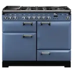 Piano de cuisson mixte FALCON LECKFORD DELUXE TAB GAZ 110 CM ROCHE BLE pas cher