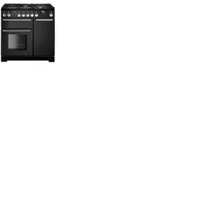 Piano de cuisson gaz FALCON INFUSION CHARBON MAT SATINE CHROME pas cher