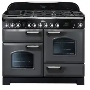 Piano de cuisson mixte FALCON CLASSIC DELUXE 110 ARDOISE CHROME pas cher