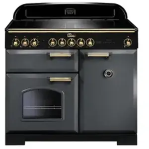 Piano de cuisson induction FALCON CLASSIC DELUXE 100 ARDOISE LAITON pas cher