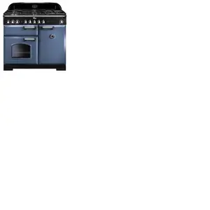 Piano de cuisson gaz FALCON CLASSIC DELUXE 100 ROCHE BLEUE CHROME pas cher