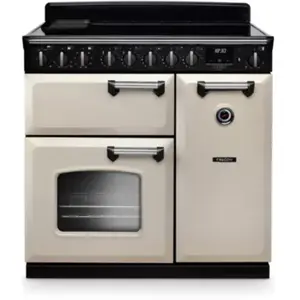 Comparateur de prix : Piano de cuisson induction FALCON NGC TAB IND 90 CM CREME PASTEL CHROM...