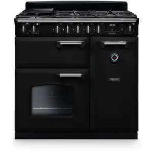 Falcon CL90DFPGBL/CM-E1 90 CM NOIR CHROME pas cher