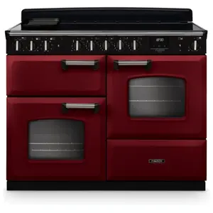 Falcon PIANO DE CUISSON CLASSIC DELUXE NGC TAB IND 110 CM BORDEAUX CHROME pas cher