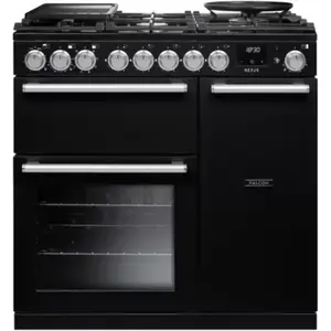 Piano de cuisson gaz FALCON NEXUS NGC TAB GAZ 90 CM NOIR CHROME pas cher