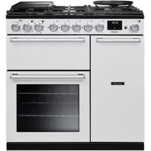 Piano de cuisson gaz FALCON NEXUS NGC TAB GAZ 90 CM BLANC CHROME pas cher