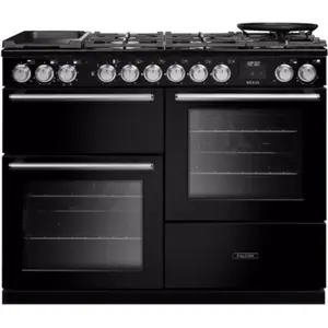 Piano de cuisson mixte FALCON NEXUS NGC OC  TAB GAZ 110 CM NOIR CHROME pas cher