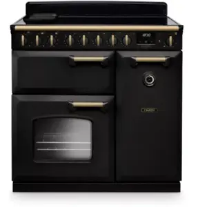 Piano de cuisson induction FALCON NGC TAB IND 90 CM CHARBON LAITON ANT... pas cher