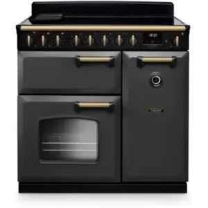 Piano de cuisson induction FALCON NGC TAB IND 90 CM ARDOISE LAITON ANT... pas cher