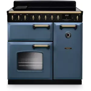 Comparateur de prix : Piano de cuisson induction FALCON NGC TAB IND 90 CM ROCHE BELUE LAITON...
