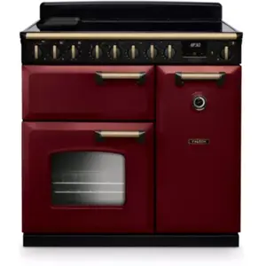 Comparateur de prix : Piano de cuisson induction FALCON NGC TAB IND 90 CM BORDEAUX LAITON AN...