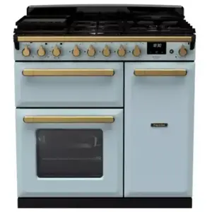 Piano Mixte Falcon Estel Deluxe Esdl90dfpmsb/ab-e1 Bleu Pastel Laiton pas cher