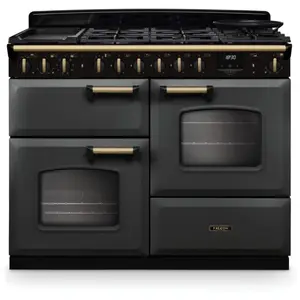 Piano Mixte Falcon Cldlo110dfpslt/ab-e1 Ardoise Laiton pas cher