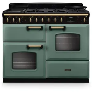 Piano Mixte Falcon Cldlo110dfpmgr/ab-e1 Vert Minéral Laiton pas cher