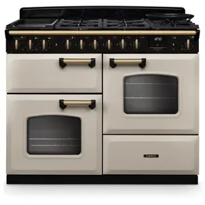Piano Mixte Falcon Cldlo110dfppcr/ab-e1 Crème Pastel Laiton pas cher