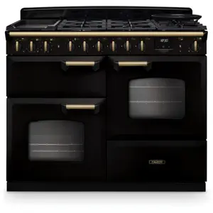 Comparateur de prix : PIANO DE CUISSON CLASSIC DELUXE NGC TAB MIX 110 CM NOIR LAITON ANTIQUE