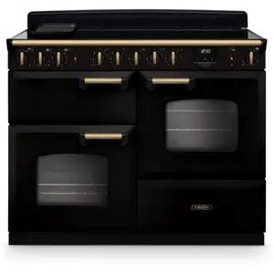 Falcon PIANO DE CUISSON CLASSIC DELUXE NGC TAB IND 110 CM NOIR LAITON ANTIQUE pas cher