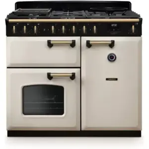 Comparateur de prix : Piano de cuisson gaz FALCON NGC TAB GAZ 100 CM CREME PASTEL LAITON A