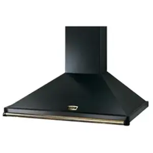 Hotte décorative murale FALCON 90 NOIR BAR+BADG LAITON pas cher