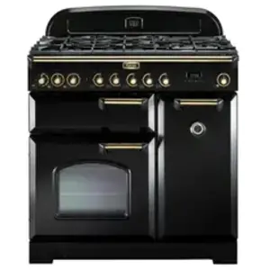 Piano De Cuisson Mixte Falcon Classic Deluxe 90 Cdl90dfbl/b-eu Noir Laiton pas cher