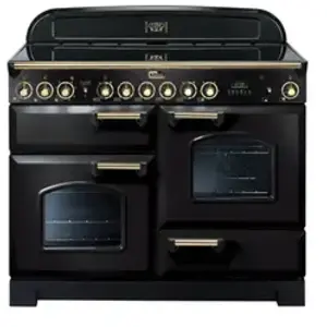 Piano de cuisson vitrocéramique FALCON CLASSIC DELUXE 110 NOIR LAITON pas cher