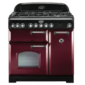 Piano De Cuisson Mixte Falcon Classic Deluxe 90 Cdl90dfcy/c-eu Rouge Airelle Chrome pas cher