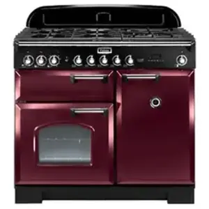 Cuisinière FALCON Classic deluxe 100 Rouge/Chrome - CDL100DFCYC pas cher