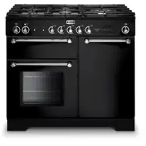 Comparateur de prix : Piano de cuisson gaz FALCON KITCHENER 100 Mixte NOIR CHROME