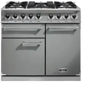 Comparateur de prix : Piano de cuisson gaz FALCON Semi Pro DELUXE 100 INOX CHROME