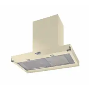 Comparateur de prix : Hotte FALCON CONTEMPORAINE 900 CREME/CHROME - FHDCT900CR/C